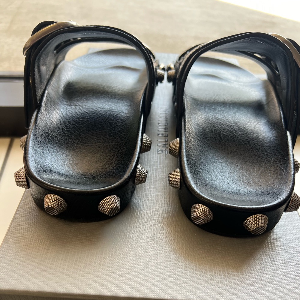 Balenciaga Cagole Studded Leather Sandal 👽 - Picture 8 of 12